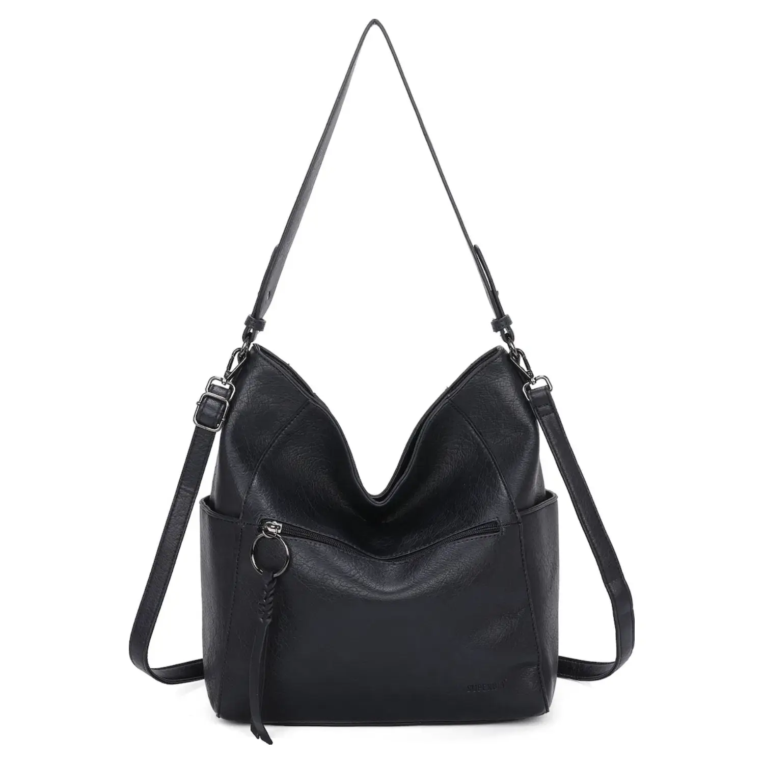 Superbia – Großhandel Schultertasche – Damen – Superbia Weiche Hobo-/Schultertasche mit mehreren Taschen als Umhängetasche 1