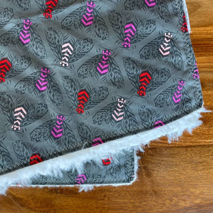 Baby Blanket - Nighttime Bees for wholesale by Gracie Stitches