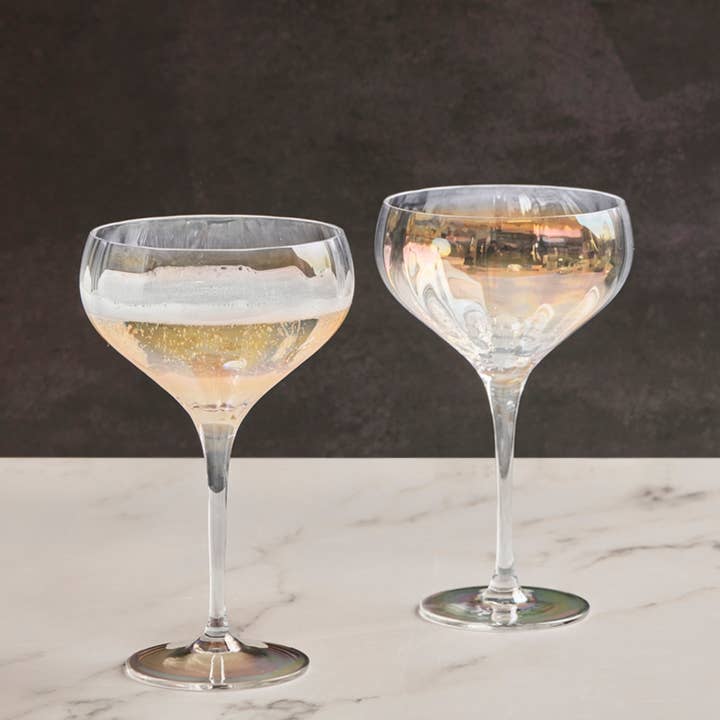 Set di 2 piattini da champagne Palazzo per la vendita all'ingrosso da parte di The DRH Collection BV