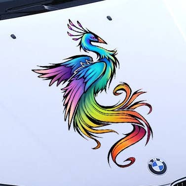 Adesivo in vinile personalizzato per cofano auto - Wrap per camion, decalcomania artistica per la vendita all'ingrosso da parte di Decords