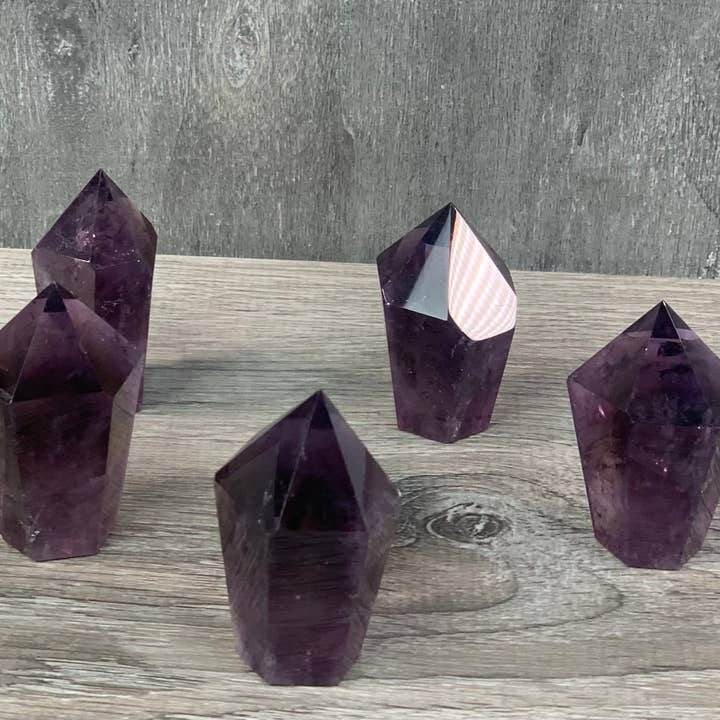 Keystone Crystals – wholesale Andlig sten/kristall – Ametistdiamantobelisk – Kristalltorn