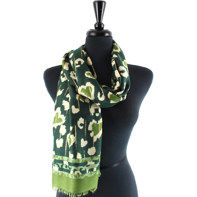 Pretty Persuasions - Wholesale Sjaal - Dames - S24098 Hearts Afire sjaal met goudkleurig metaal5