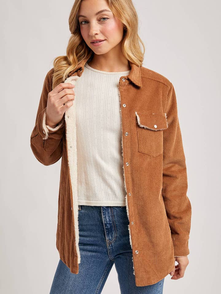 Camel CORDUROY SHERPA for wholesale on Faire3