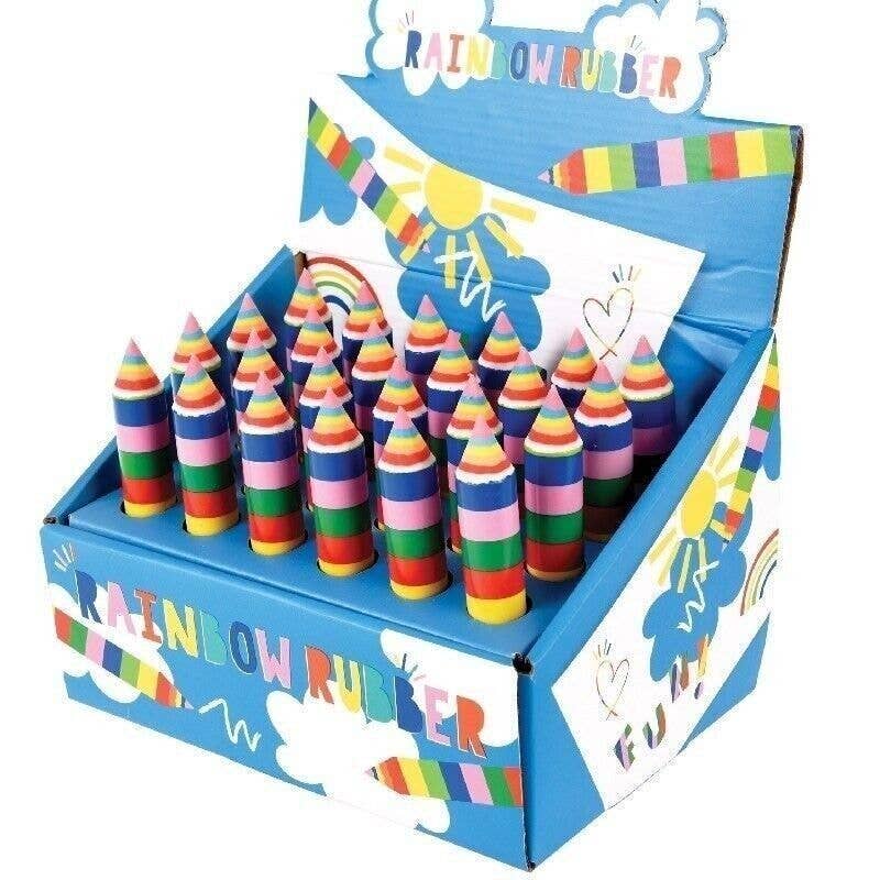 Rex B2B - UK – wholesale Eraser – Pencil Shaped Rainbow Eraser0