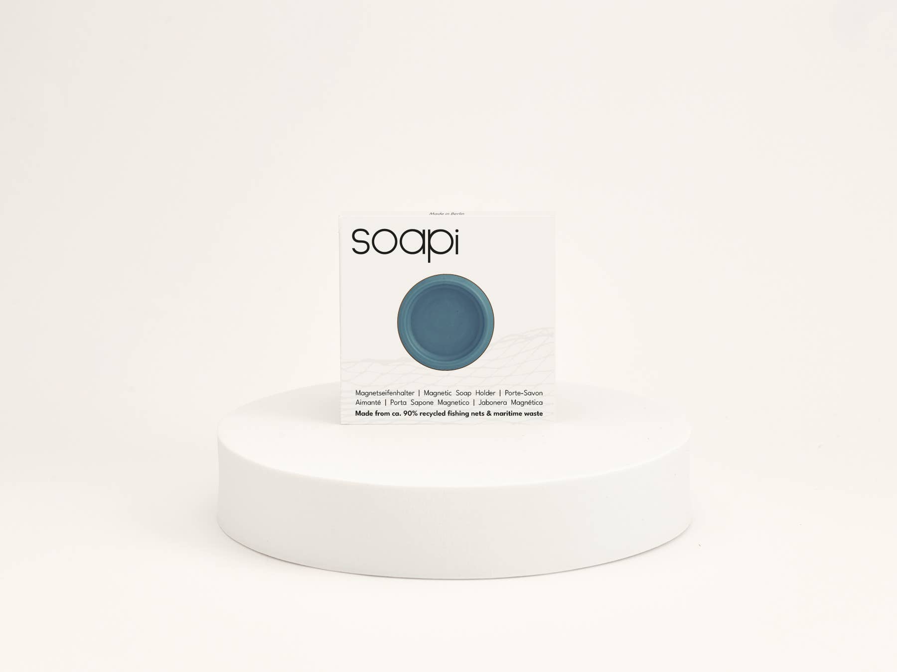 Soapi – wholesale Bath soap dish – Soapi Magic Soap Holder: made from 90% recycled fishing nets8