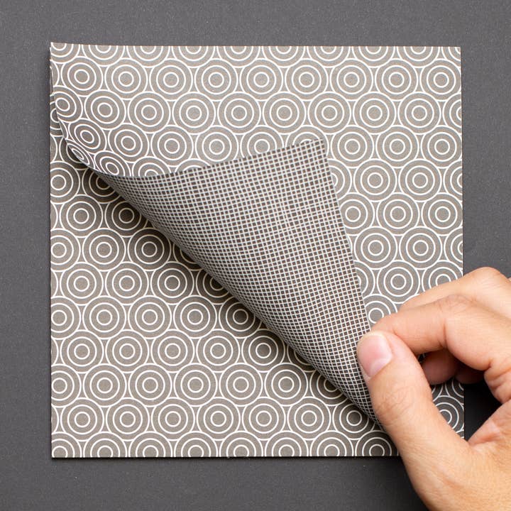 Papel de origami preto com círculos - papel para dobrar dos dois lados por atacado de My Pretty Circus