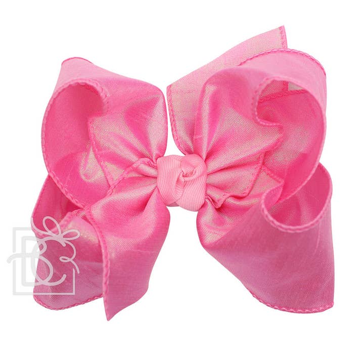Beyond Creations, LLC - Wholesale Hair Bow - Kids - SILK BOW ON CLIP19