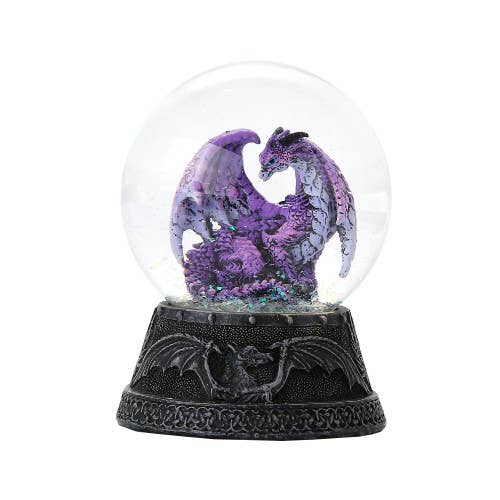 Pacific Trading - Wholesale Decorative Tabletop Object - Hoarfrost Dragon Water Globe0