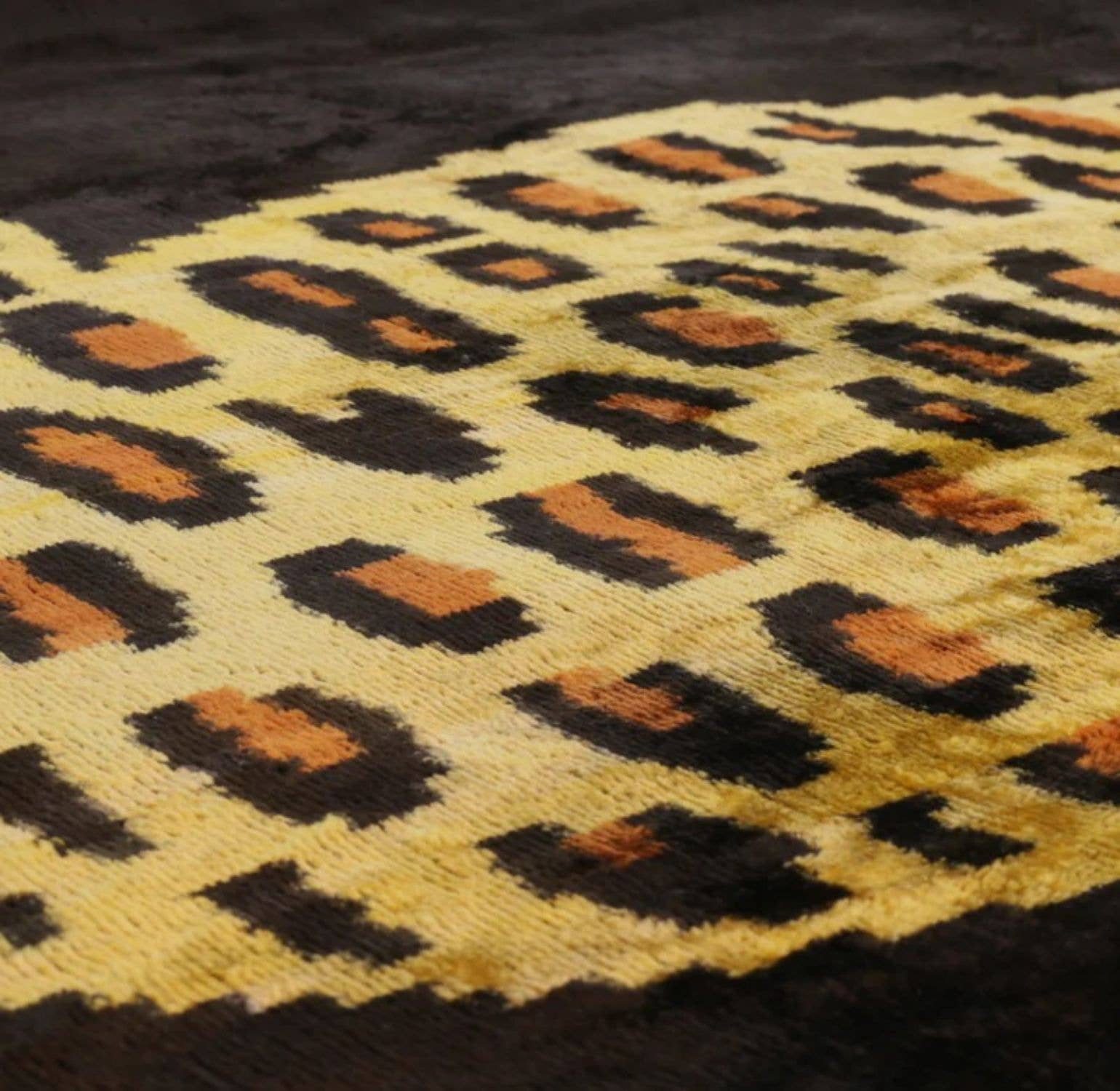 Canvello – Almofada decorativa/de sofá por atacado – Almofada Lombar de Veludo Feita à Mão 16x24 Estampa de Leopardo2