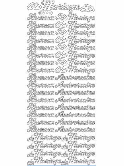 Ecstasy Crafts Distributing - Wholesale Sticker - Deco Stickers - Heureux Anniversaire0