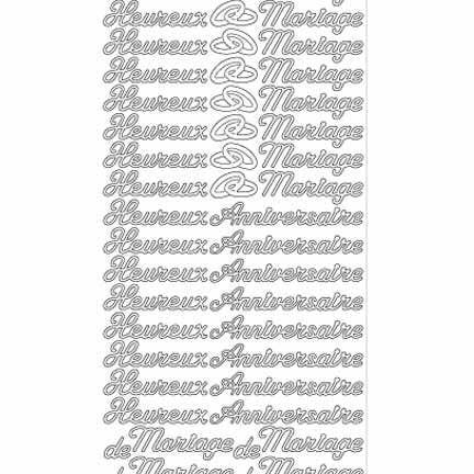 Ecstasy Crafts Distributing - Wholesale Sticker - Deco Stickers - Heureux Anniversaire