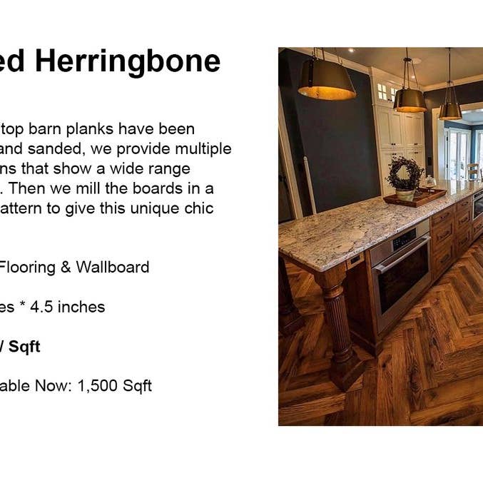 Chevrons finis pour la vente par MFine Lumber