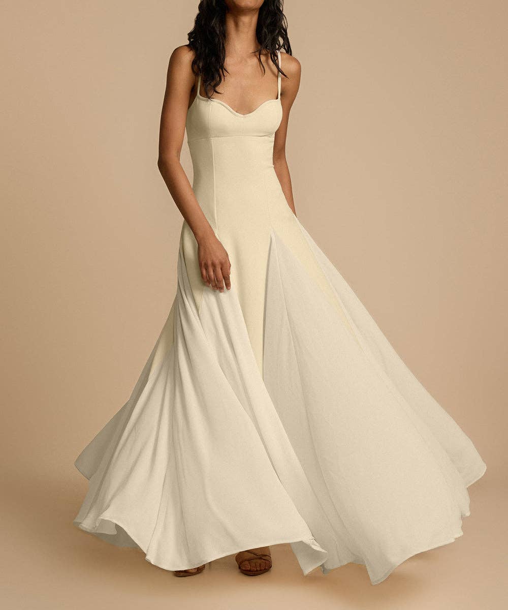 Aria Romance - Wholesale Gown - Women's - Contrast Panel Halter Bodycon Dress10