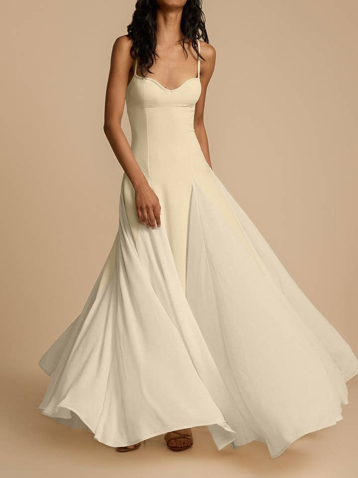 Aria Romance - Wholesale Gown - Women's - Contrast Panel Halter Bodycon Dress10