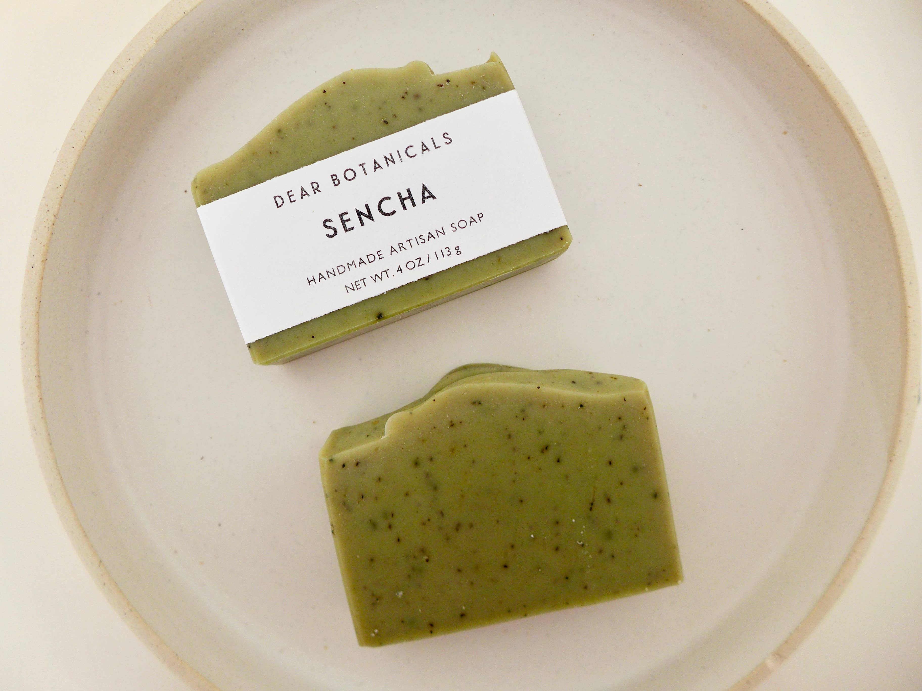 Dear Botanicals - Wholesale Bar Soap - Sencha (Green Tea) Soap5