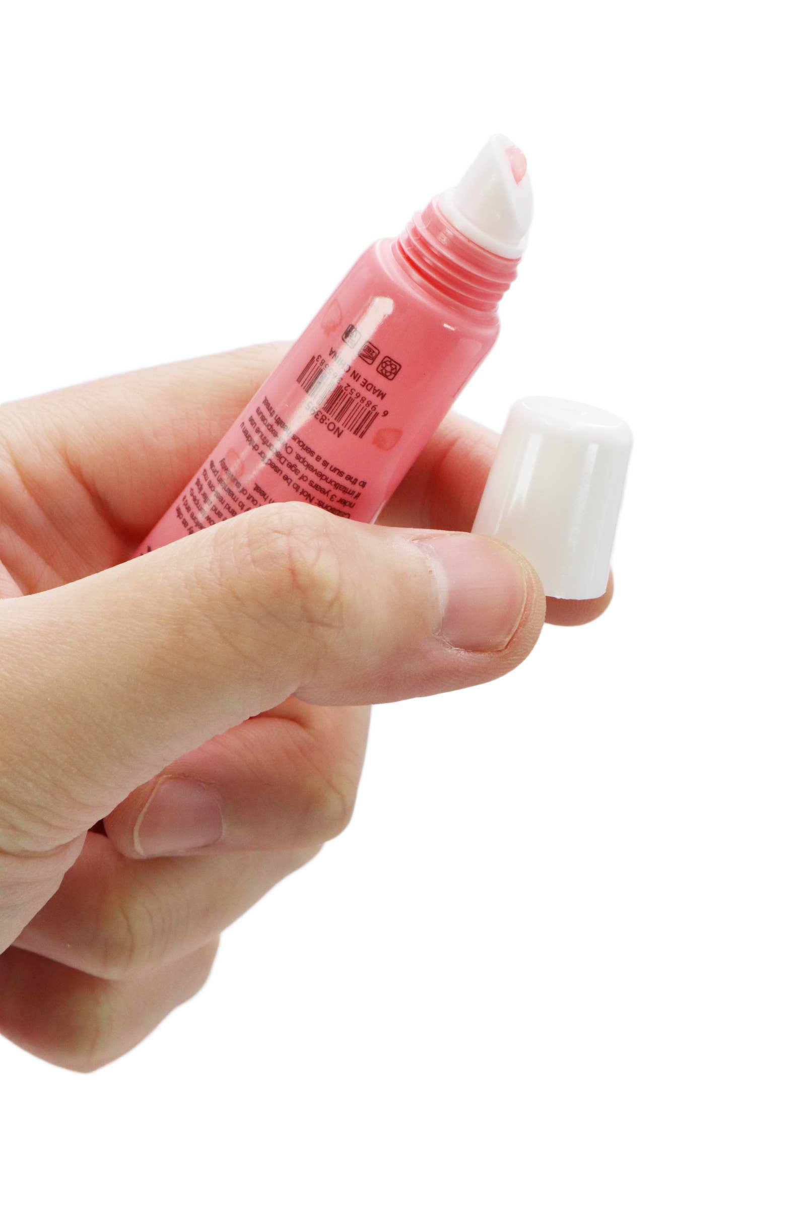 SOM VIST Jordbærduftende gel fugtgivende læbepomade i klemme tube - 36 stk for engroshandel på Faire7