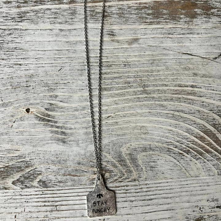 Crazy Heifers Wholesale - Wholesale Pendant/Charm Necklace - Metal Cow Tag Necklace