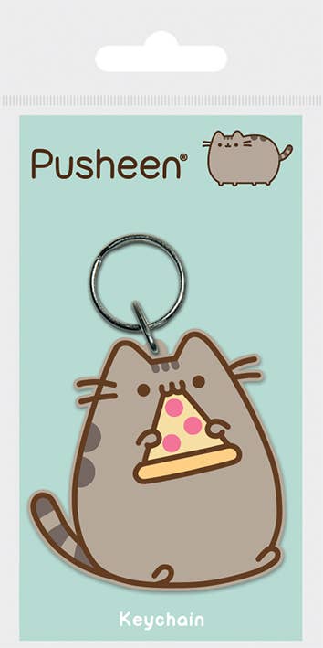 Pyramid International - Vendita all'ingrosso Portachiavi - Unisex - Portachiavi in gomma Pusheen (Pizza)0