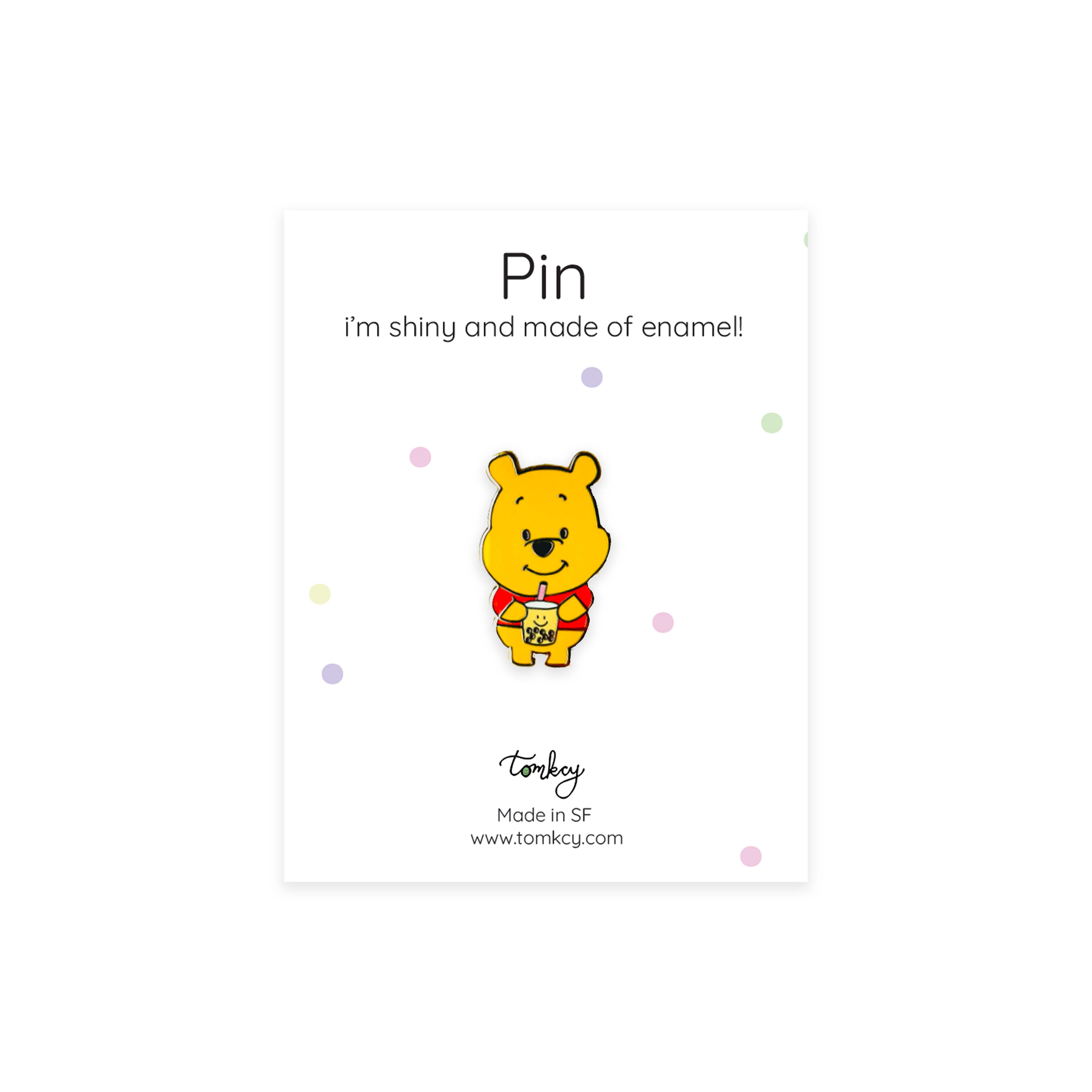 Tomkcy – wholesale Lapel pin/button – Pin- Pooh Bear Boba