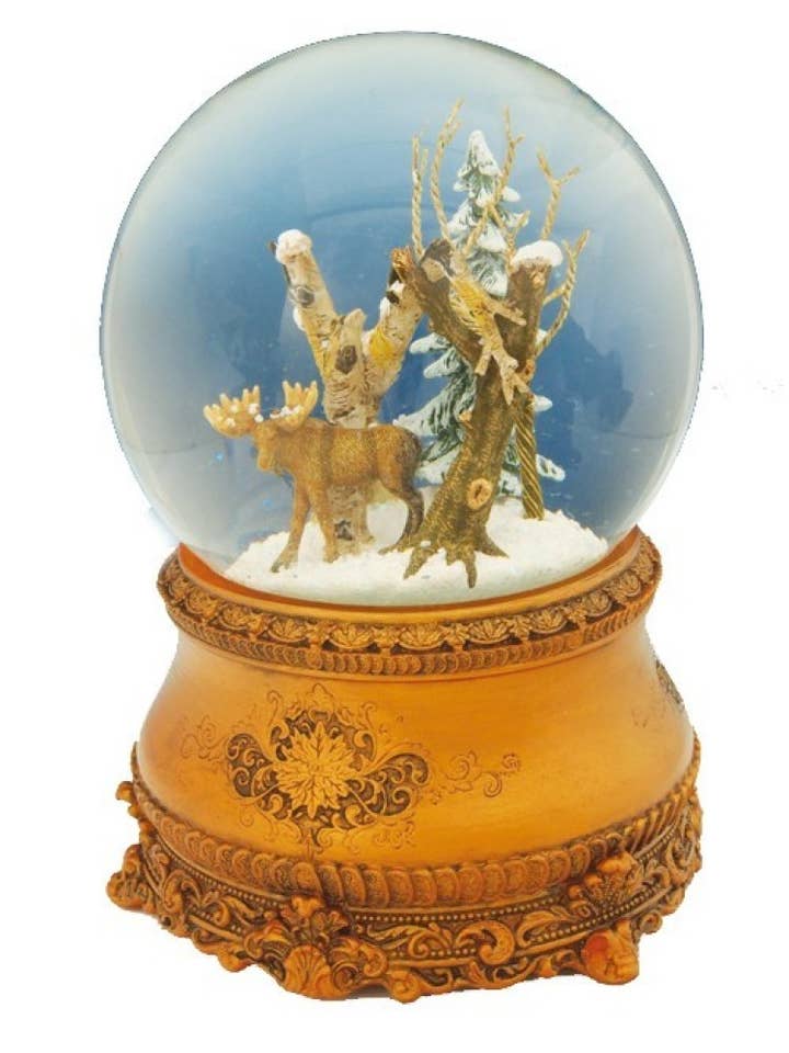Globo di neve con alce per la vendita all'ingrosso da parte di Musicbox world