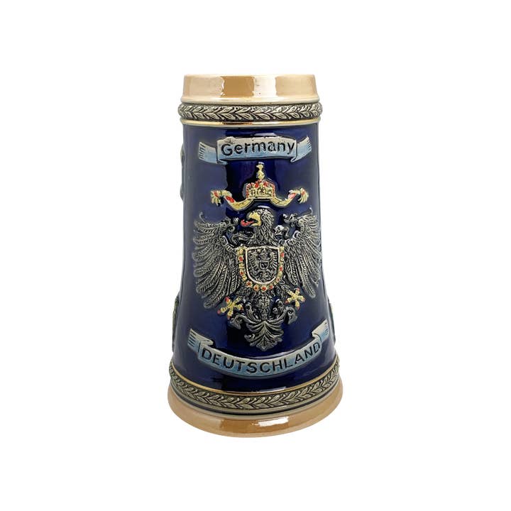 Deutschland Germany Eagle Deluxe Ceramic Beer Stein for wholesale by European Heritage Gifts
