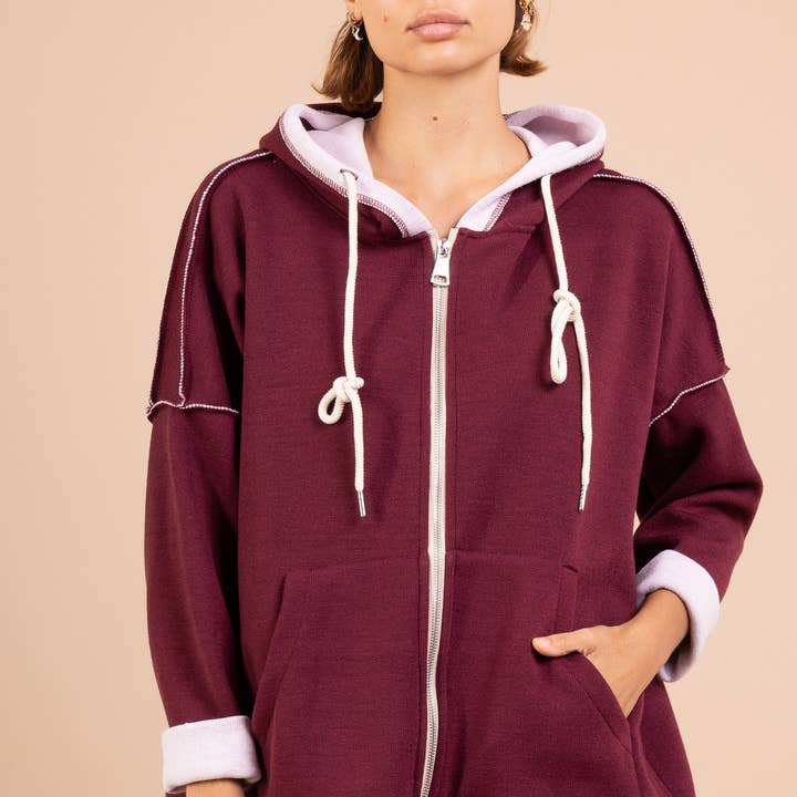 Hooded Zip-Up Jacket @7463_GiZipEpais and other Purchase Wholesale side zip jacket. Free Returns & Net 60 Terms on Faire trending on Faire.