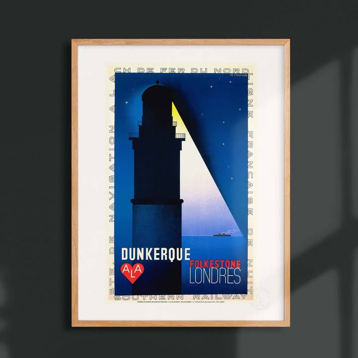 Affisch Cassandre Dunkerque - AMC0067 för wholesale av Oneart