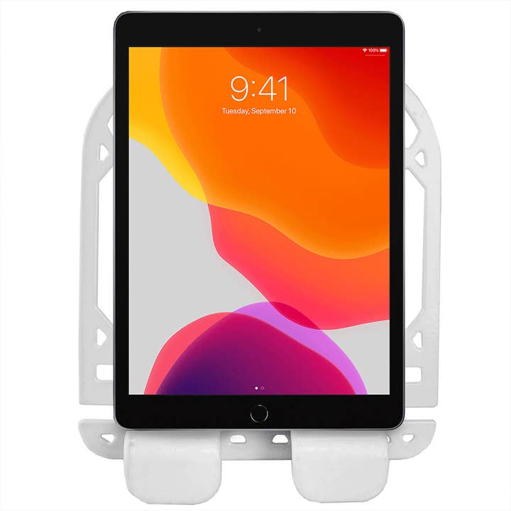 ShopBobbys - Vente Porte-livres - Support pour tablette et livre de cuisine en fonte Home Basics de la collection Iris, blanc4