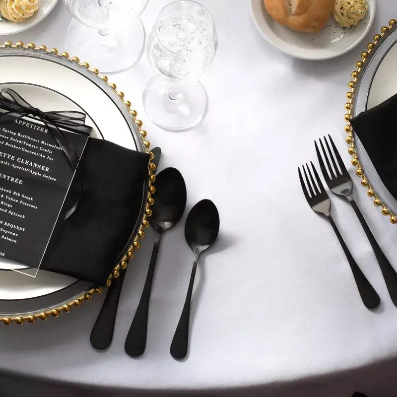 Gee Di Moda - Wholesale Tablecloth - Heavy Duty Washable Polyester Rectangle Tablecloth86