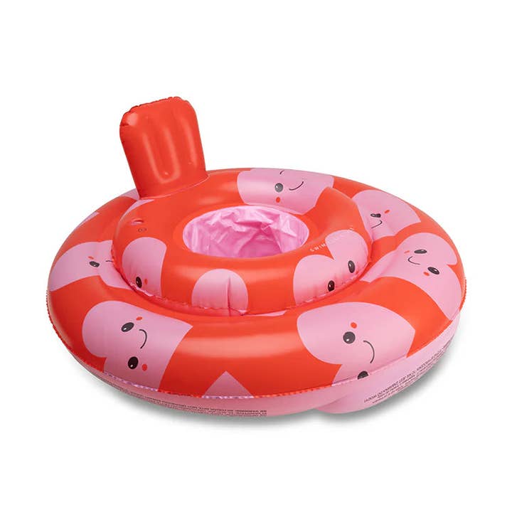 Swim Essentials Inflatable Baby Swimseat - Hearts, 0-1 yrs for wholesale by Axis Toys & Gifts