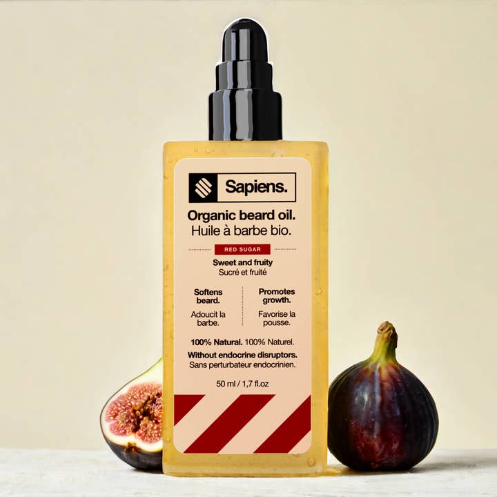 Sapiens. - Wholesale Beard Styling Product - Beard Oil - Red Sugar - 50ml1