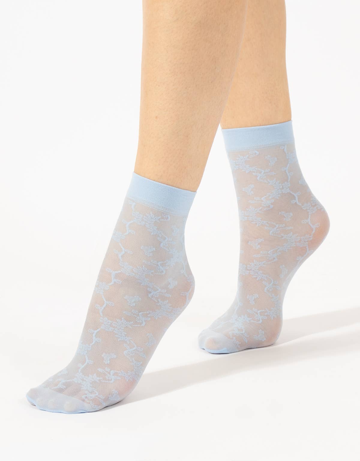 Cette - Wholesale Sokken - Dames - Pop sokken | transparante enkelsokken voor dames met bloemenpatroon10