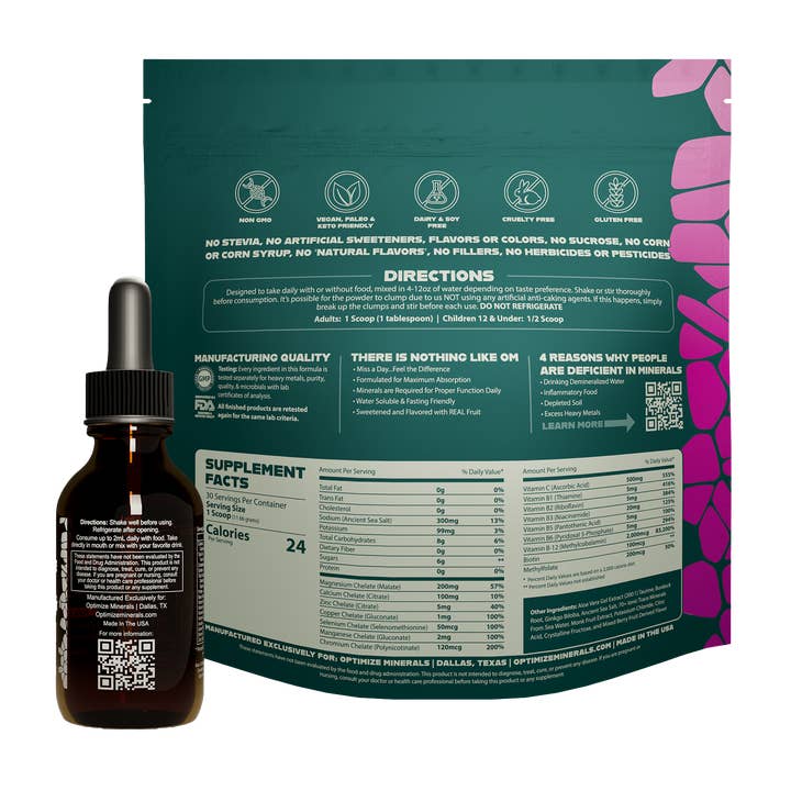 Optimize Minerals - Wholesale Oral supplement/vitamin - OPTIMIZE MINERALS AND VITAMINZ BUNDLE™️1