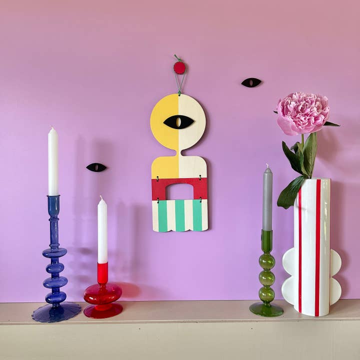 We Are Lunarium Ltd - Wholesale Wall Accent - Vibrant Wall Hanging - Bold Pop Art Decor - Maximalist Decor