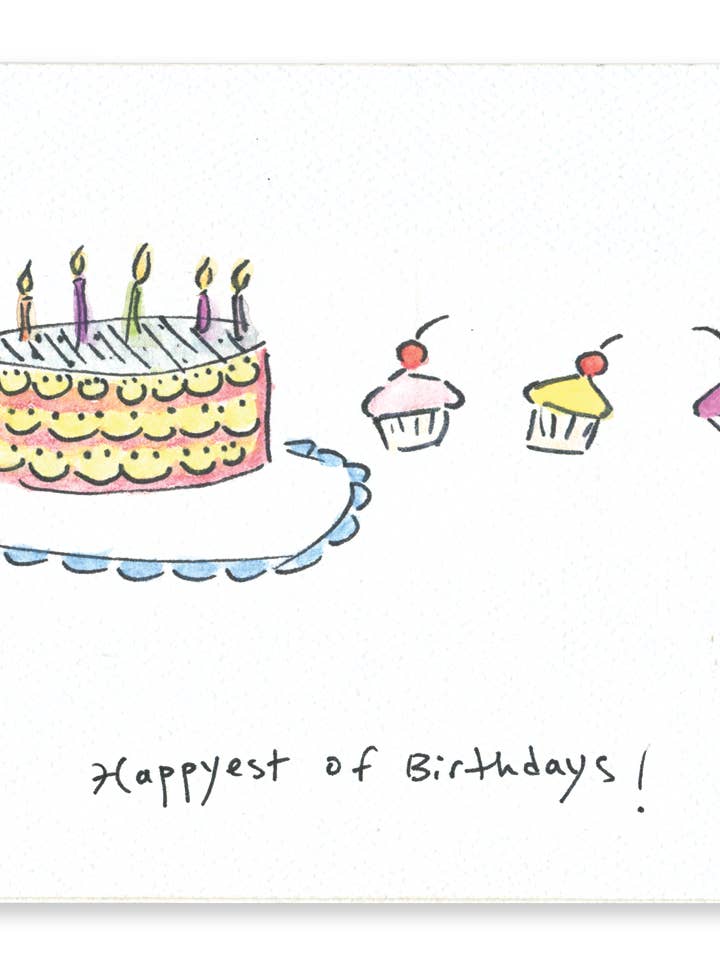 Happiest of Birthdays Birthday Card for wholesale by Rosie’s Wonders Connection Cards