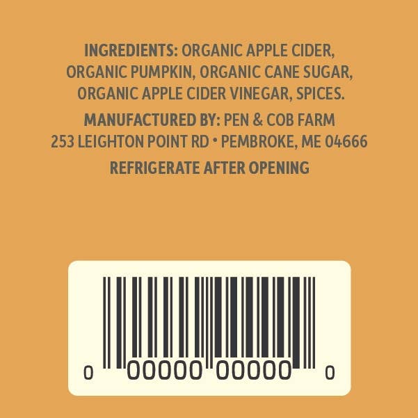 Pen & Cob Farm - Wholesale Jam/Jelly - Curry Pumpkin Jam