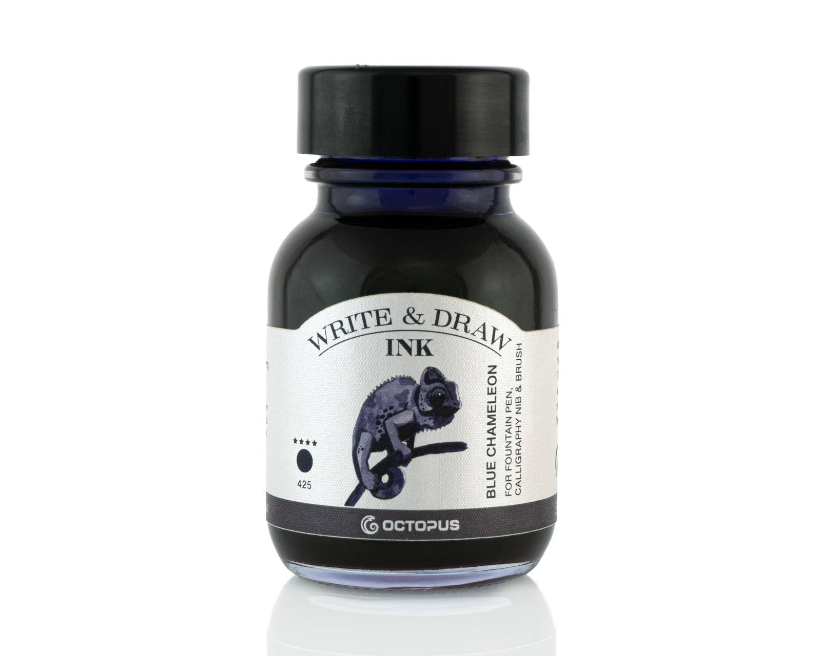Octopus Concept GmbH - Wholesale Writing Ink - Write and Draw Ink 425 Blue Chameleon Writing Paper 50ml