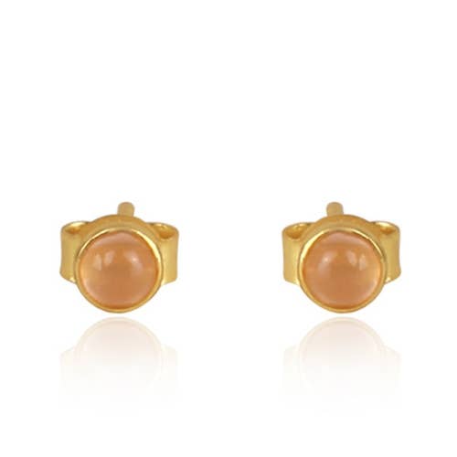 Azure small stud earrings (4 colours) for wholesale by ACQUA LONDON
