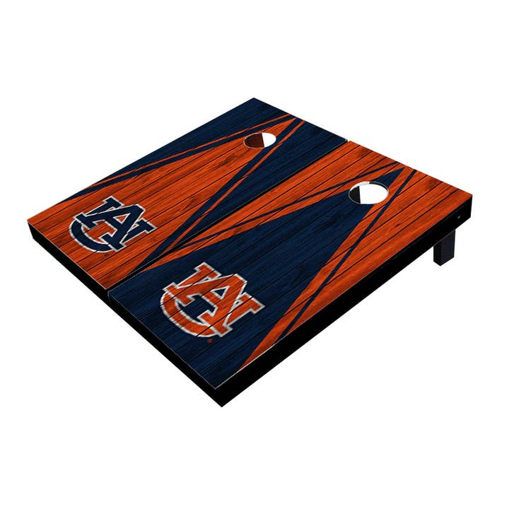 Ensemble de jeu de cornhole tout temps à triangles alternés Auburn Tigers pour la vente par Skip's Garage