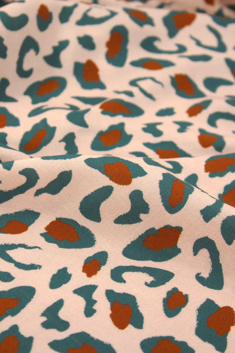 Eglantine et Zoé - Wholesale Fabric - Eucalyptus Green Bagheera Viscose Fabric4
