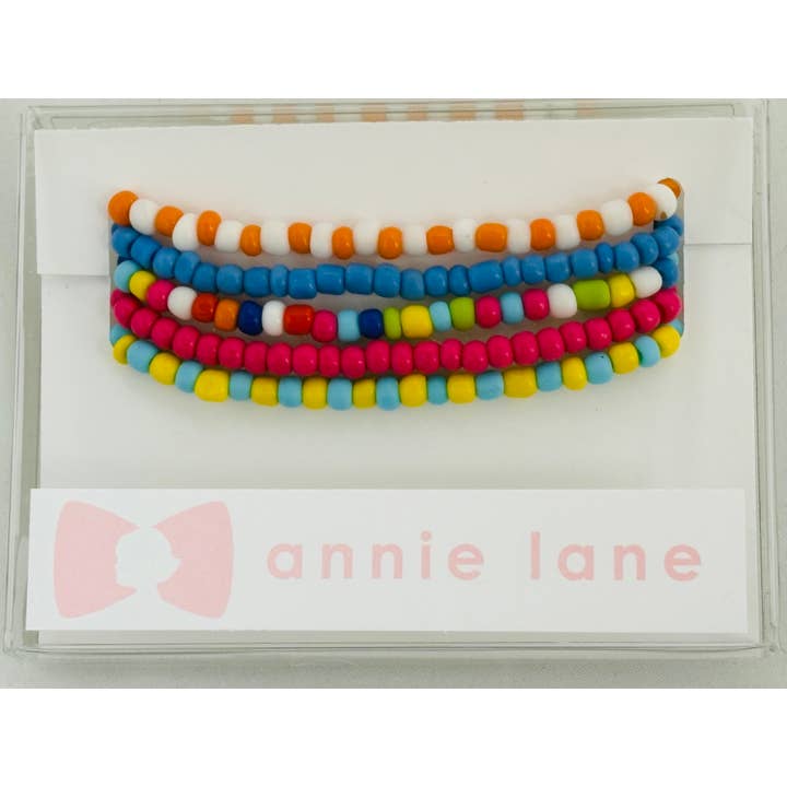 Ensemble de cinq bracelets perlés Annie Lane - Multi 3 pour la vente par Annie Lane
