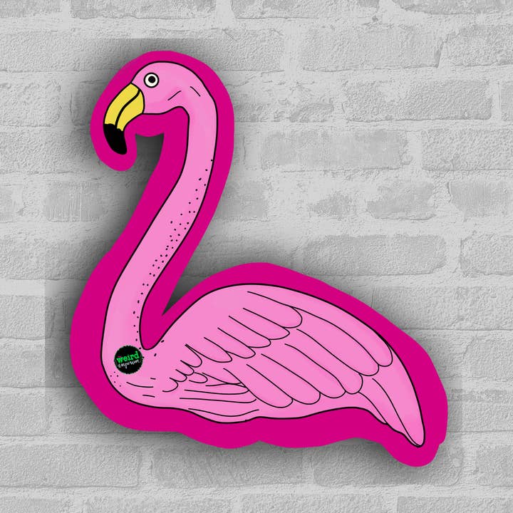 Adesivo fenicottero 3" per la vendita all'ingrosso da parte di the weird emporium