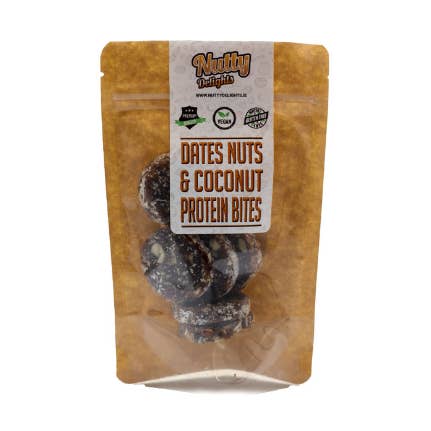 Proteinbites med kokos och mandel (12x70 g) för wholesale av Nutty Delights