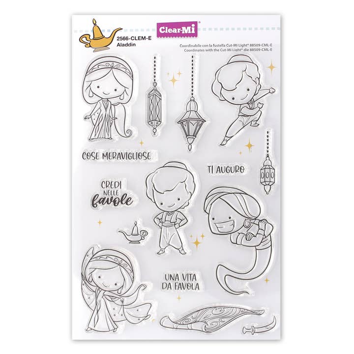 Impronte D'Autore - Wholesale Rubber/Decorative Stamp - Aladdin ITA transparent polymer stamps