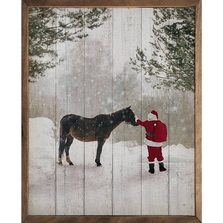 Santa With Horse for wholesale by Kendrick Home