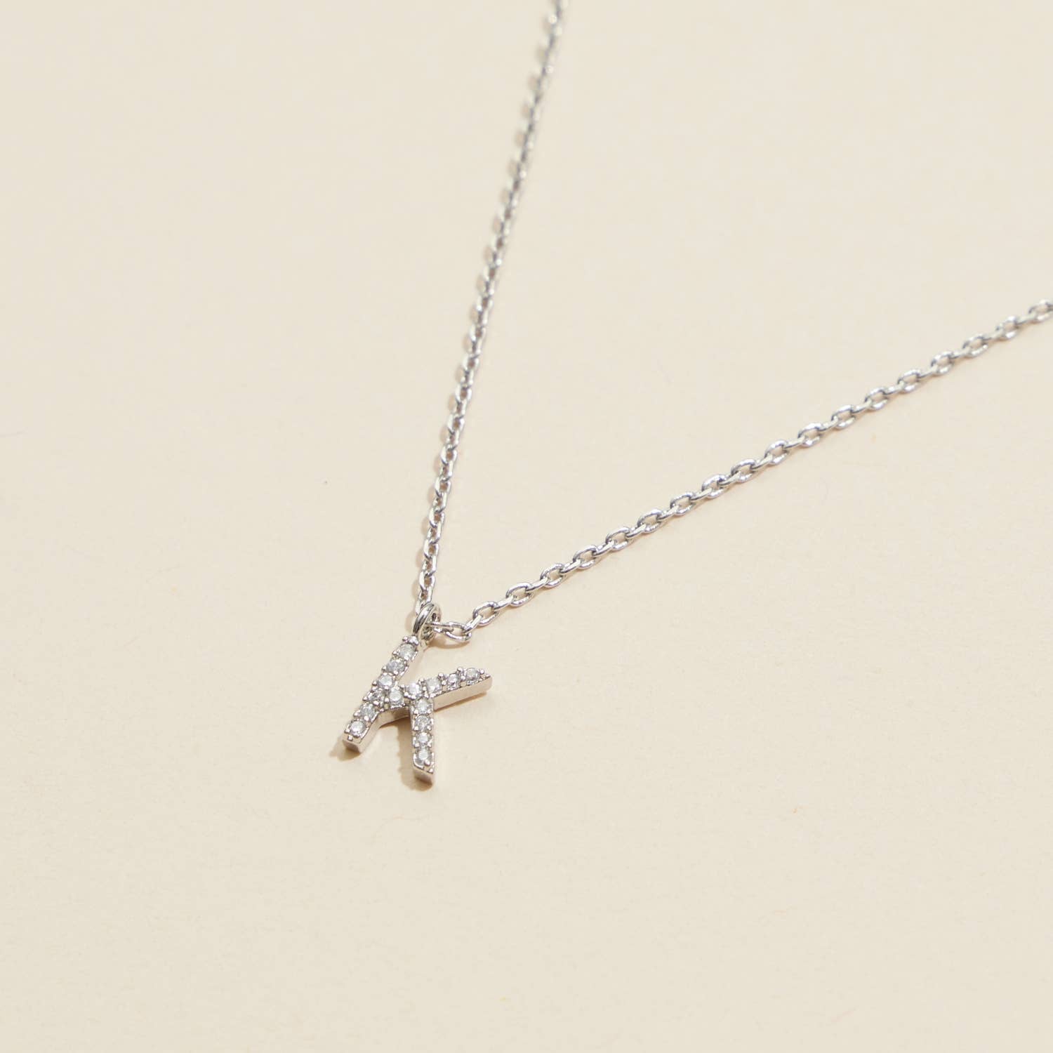 Lilla Haven - Wholesale Pendant/Charm Necklace - 12 Pack of Cubic Zirconia Initial Gold Dipped Necklaces22