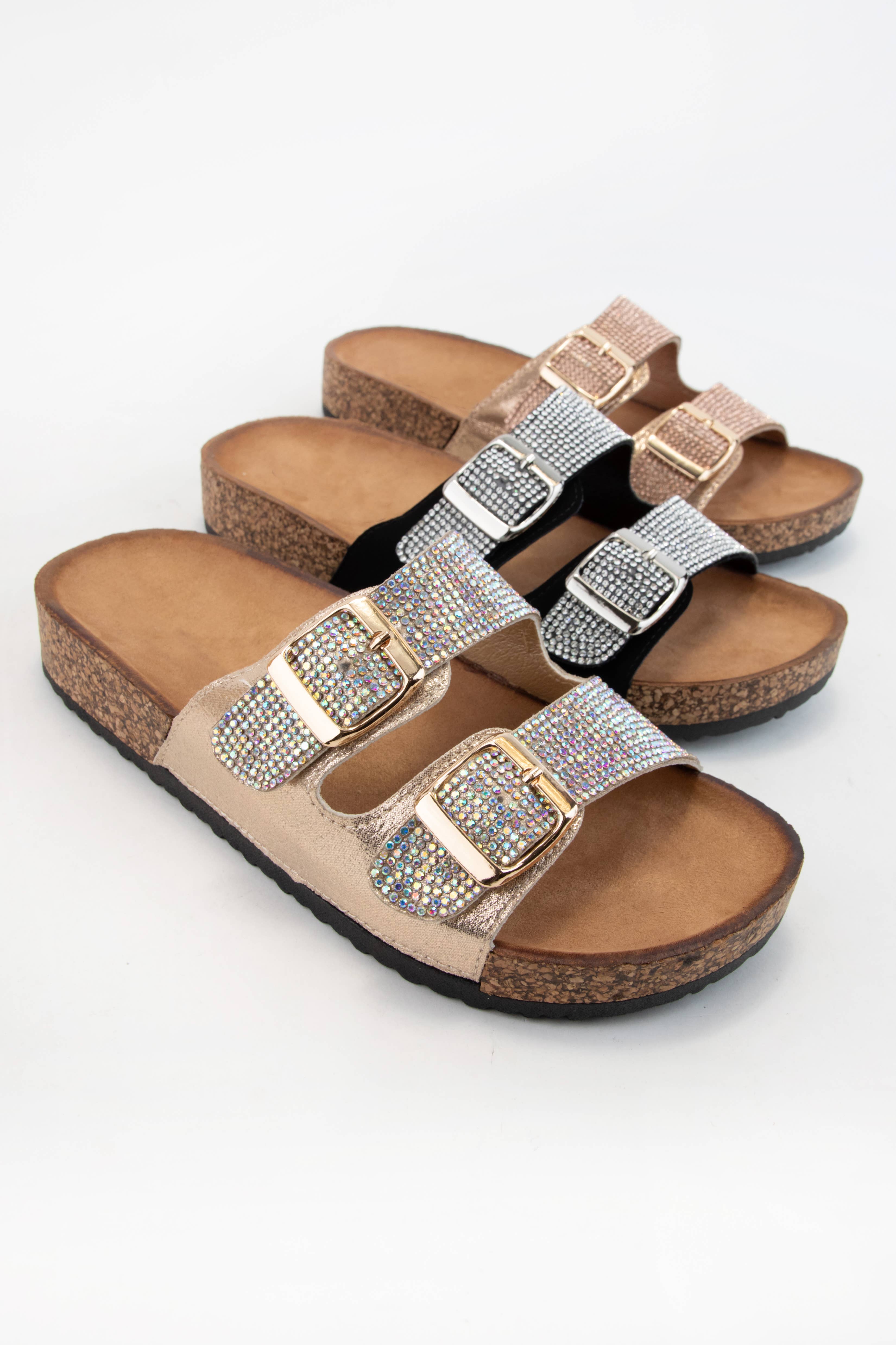 CCOCCI - Wholesale Sandals - Women's - JEWELED BIRKENSTOCK SLIDE10