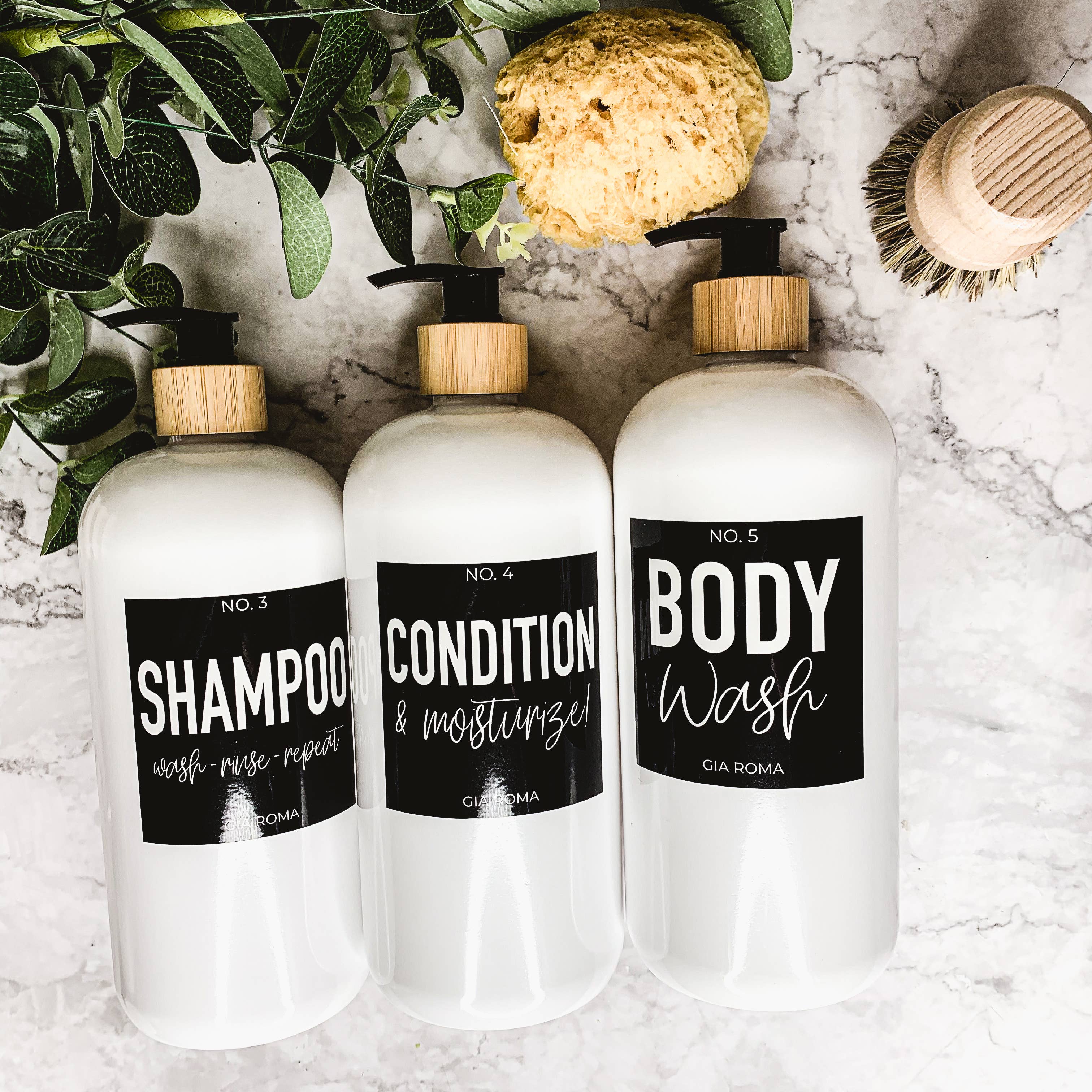 Gia Roma – Großhandel Sprühflaschen – 32 Unzen weiße wiederverwendbare Reinigungsspender Sprühflaschen aus Kunststoff12