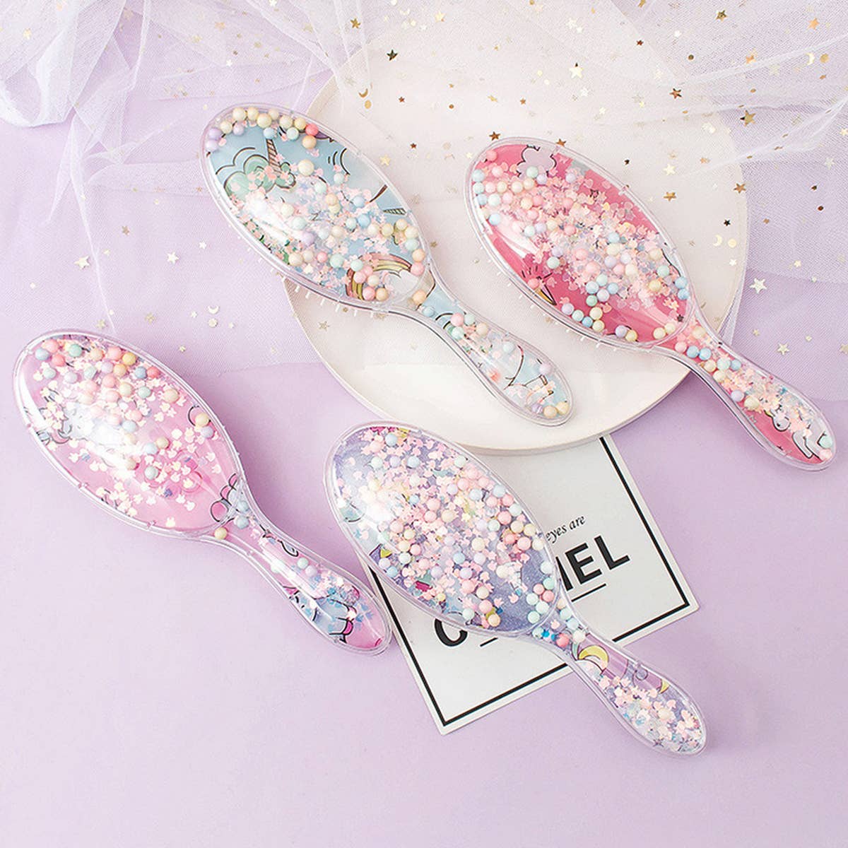 ACCITY - Wholesale Hair Brush/Comb - CARTOON AIRBAG COMB PRINTED AIR CUSHION COMB_CWMM09303