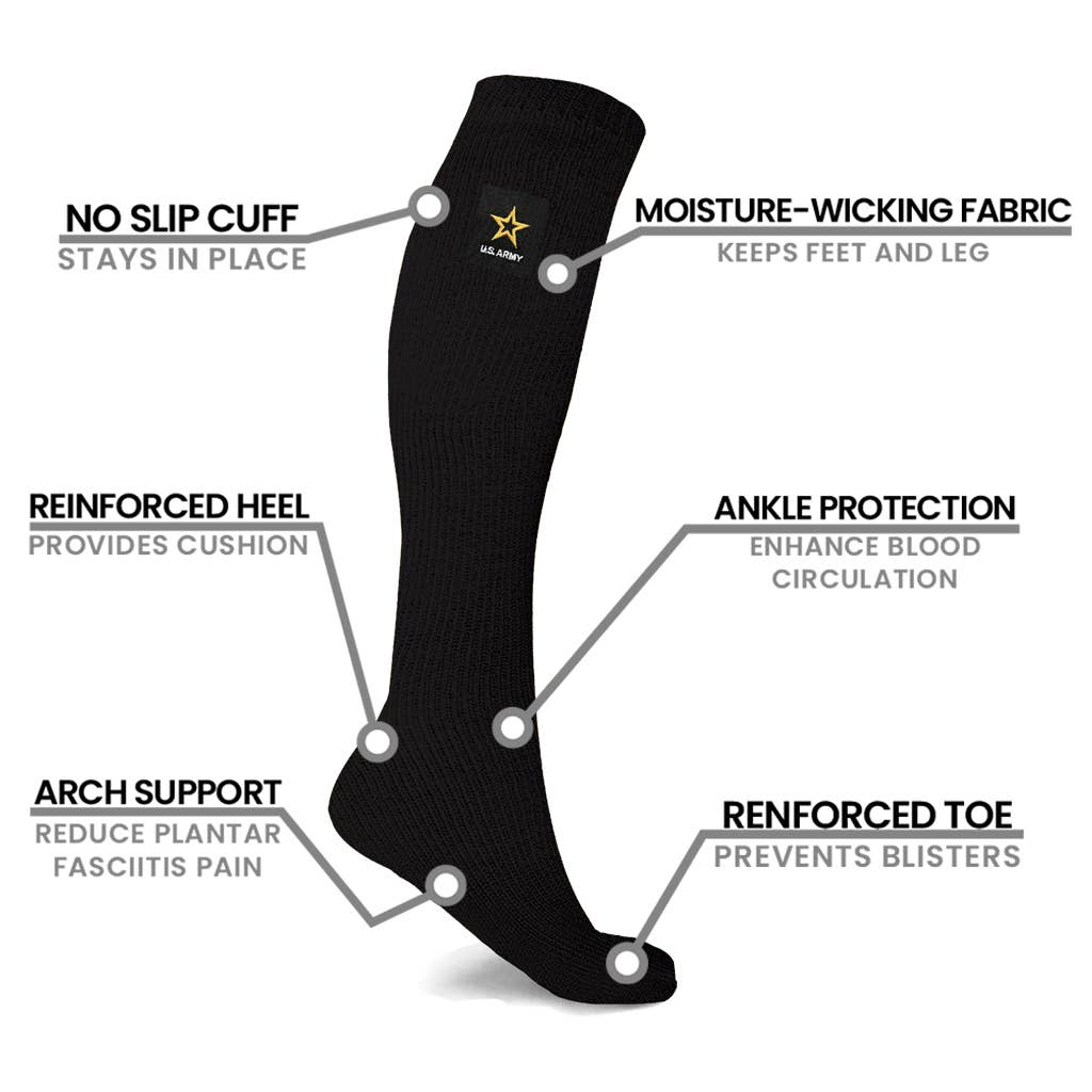 Extreme Fit Wholesale - Wholesale Socks - Unisex - OFFICIAL US ARMY LICENSED KNEE HIGH COMPRESSION SOCKS3